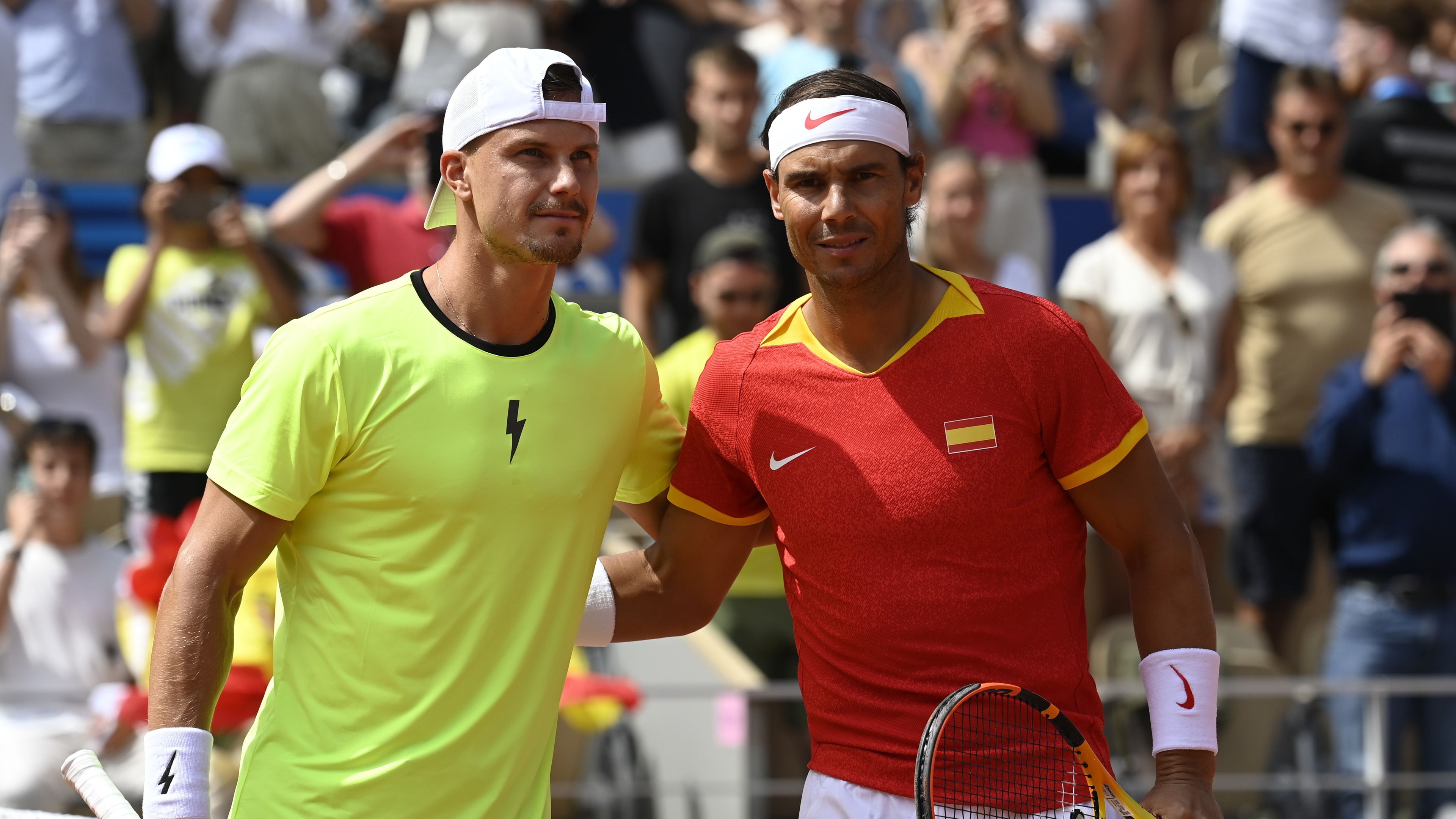 Fucsovics Márton és Rafael Nadal parázs csatát vívott egymással (Fotó: MTI/Kovács Tamás)