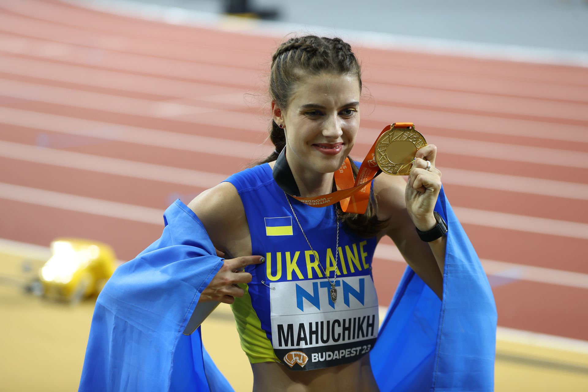 Jaroszlava Mahucsih 24 év után nyert ismét aranyérmet Ukrajnának (fotó: Pozsonyi Zita)