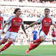 Az Arsenal drámai hajrát követően kihasználta a City botlását; Cole Palmer húsz perc alatt négyet lőtt