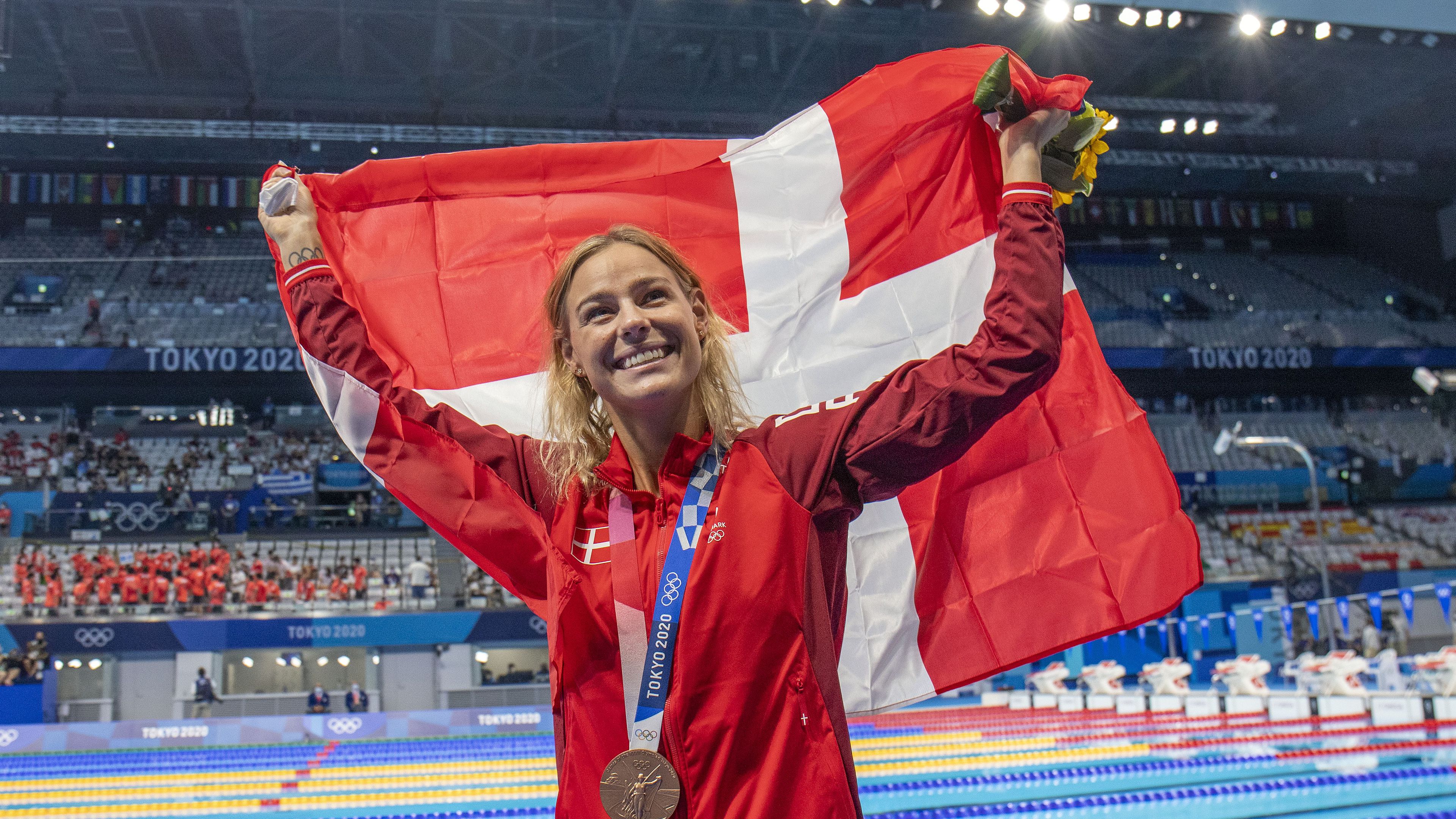 Pernille Blume 23.75-ös ideje a harmadik legjobb a világon 50 méteren (fotó: Getty Images)