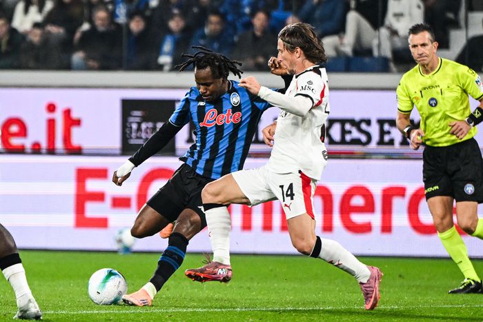 Ademola Lookman negyedik gólját szerezte a Milan ellen (Fotó: Getty Images)