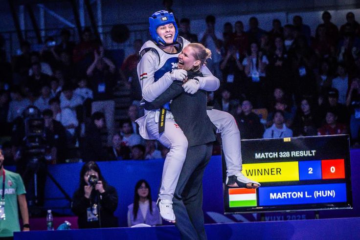 Márton Luana immár kétszeres világbajnok (Fotó: www.worldtaekwondo.org)