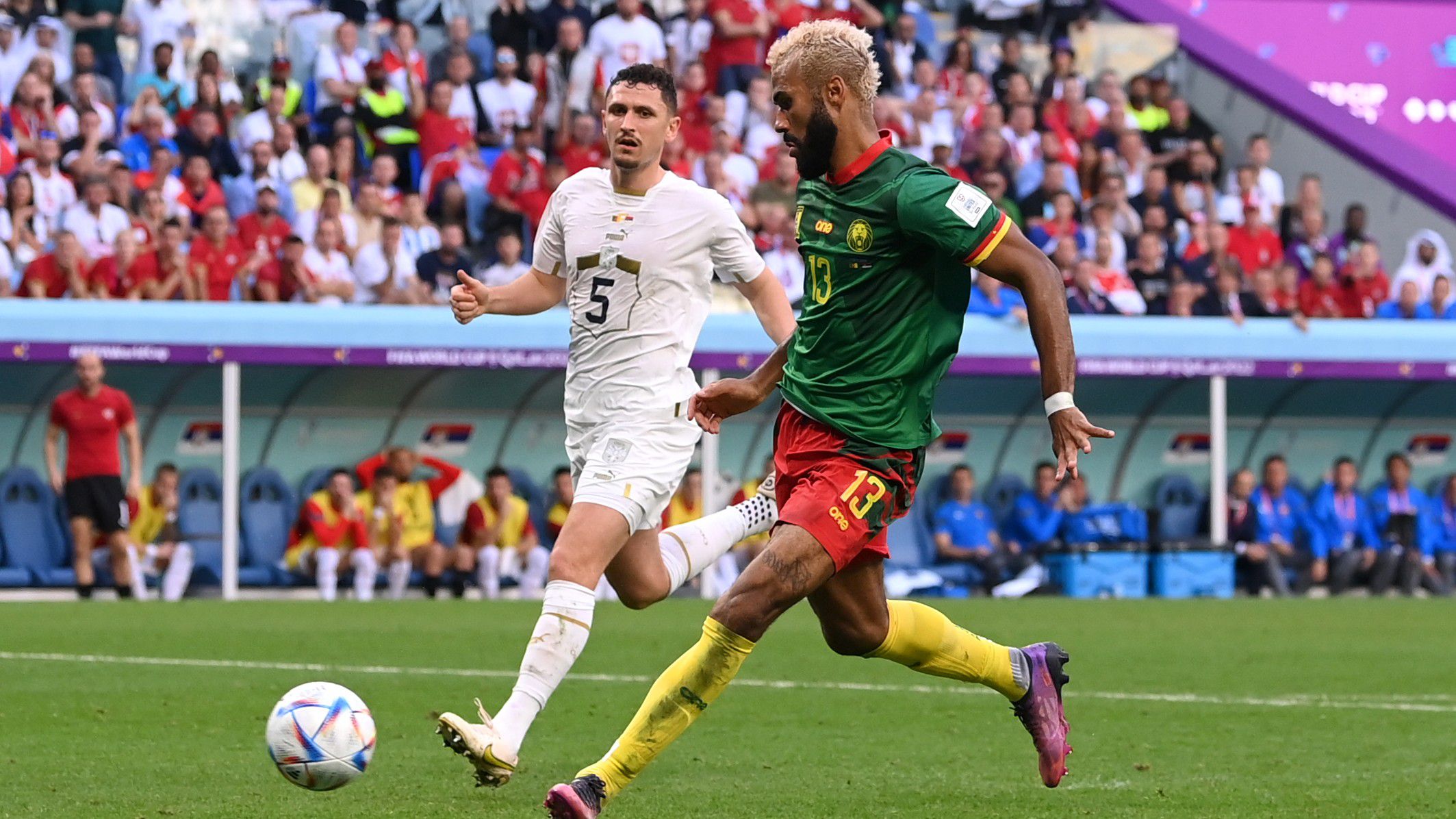 VÉGE: hiába a szerb fordítás, Kamerun két gólról felállva egyenlített