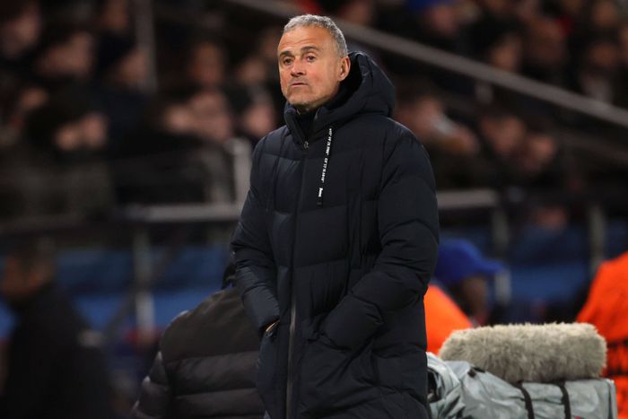 Luis Enrique boldog a PSG-nél