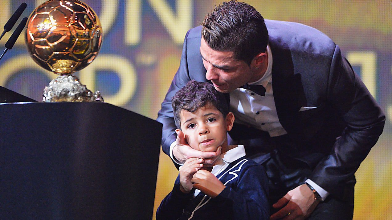 A két C. Ronaldo és az aranylabda (Fotó: Getty Images)