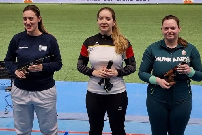 Major Veronika bronzérmet szerzett Kairóban