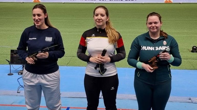 Major Veronika bronzérmet szerzett Kairóban