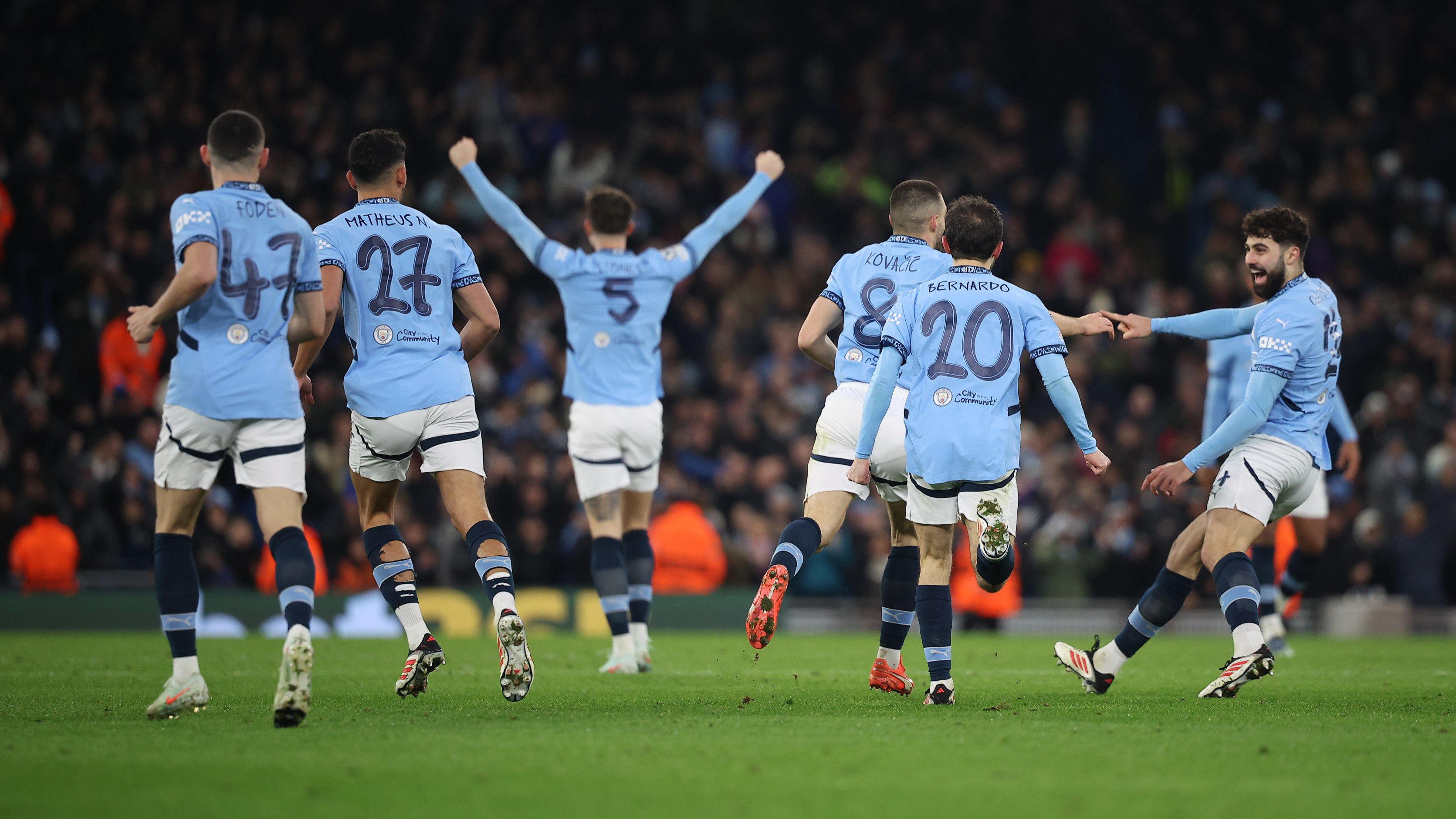 Videón a Manchester City továbbjutást érő fordítása a Bajnokok Ligájában