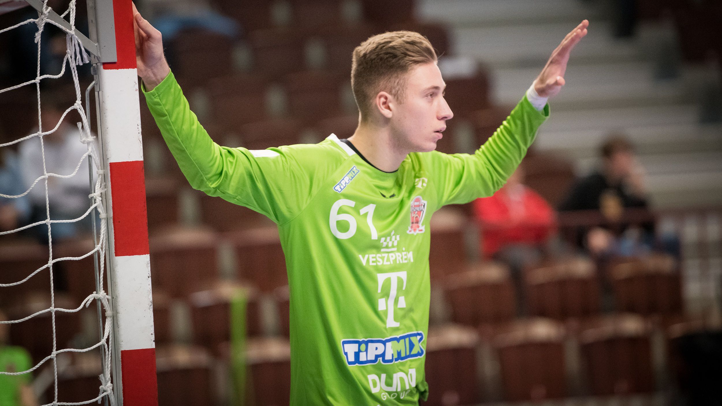 A Veszprém az U21-es csapatát küldi pályára a SEHA-liga-negyeddöntőben (Fotó: telekomveszprem.hu)