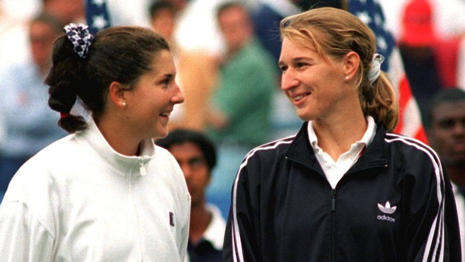 Szeles Mónika (balra) és Steffi Graf hatalmas csatákat vívott (fotó: Getty Images)