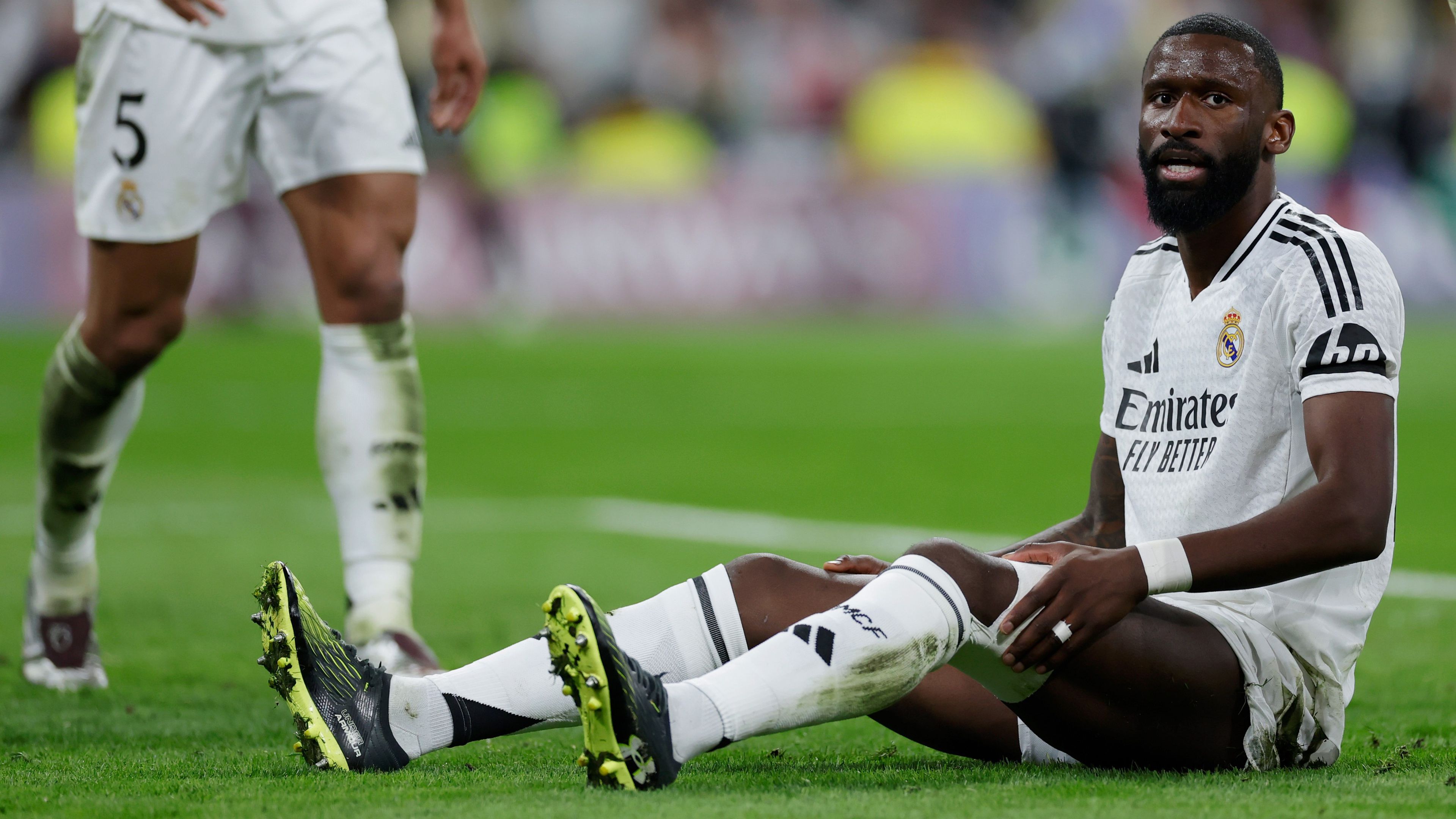Antonio Rüdiger a bal térde miatt került műtőasztalra. (Fotó: Getty Images)