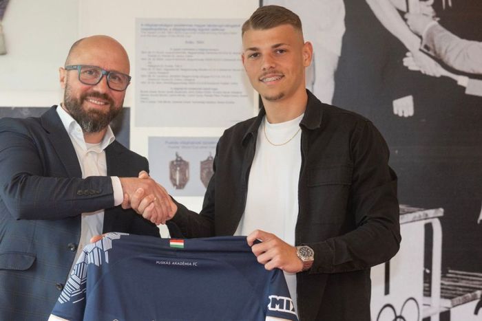 Tóth Balázs (balra) és Markgráf Ákos is eltiltást kapott (Fotó: puskasakademia.hu)