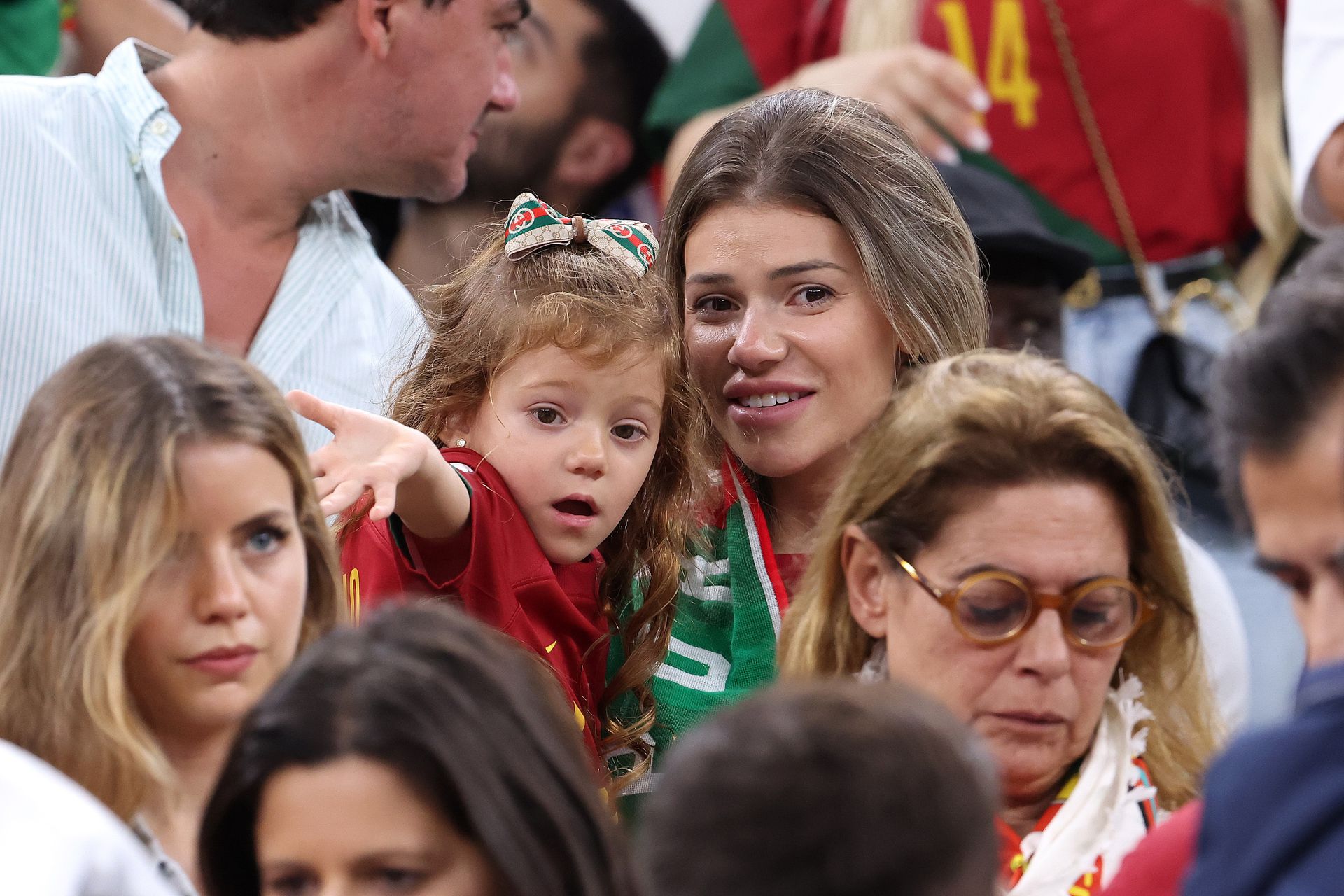 Otávio felesége a gyerekekkel izgul Portugália sikeréért / Fotó: Getty Images