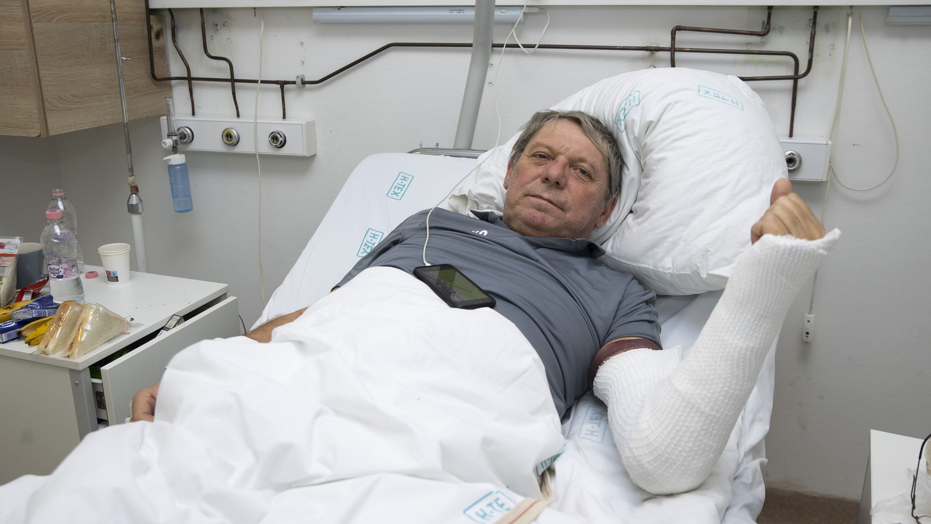 Kiprich kórházban lábadozik balesete után / Fotó: Czerkl Gábor