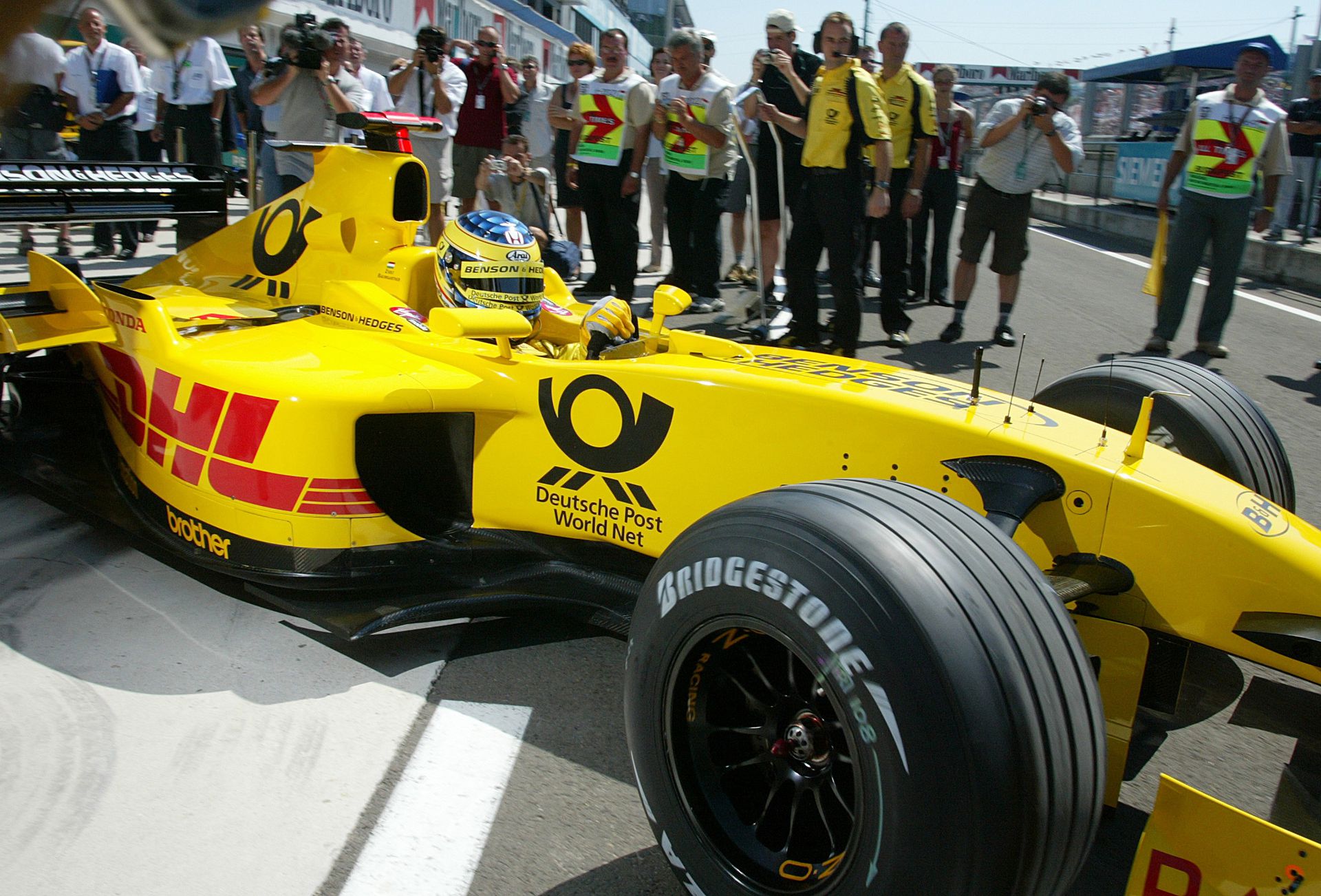 2003-ban éppen a Magyar Nagydíjon indulhatott élete első F1-es futamán /Fotó: Czerkl Gábor