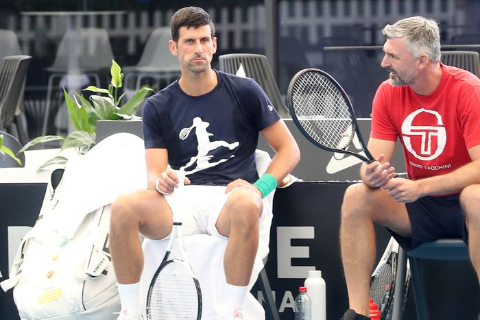 Novak Djokovics és Goran Ivanisevic