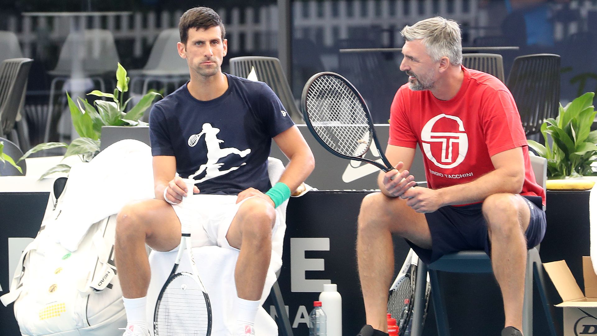 Novak Djokovics és Goran Ivanisevic