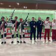Mészáros Eszter Péni Istvánnal is aranyat nyert Jakartában (Fotó: hunshooting.hu)