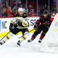 A Carolina Hurricanes is legyőzte az éllovas Boston Bruinst