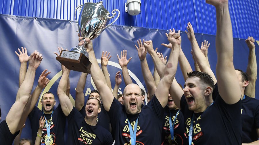 A Vasas legyőzte a Savonát, és hosszú idő után lett újra nemzetközi kupagyőztes (fotó: MTI/Kovács Tamás)