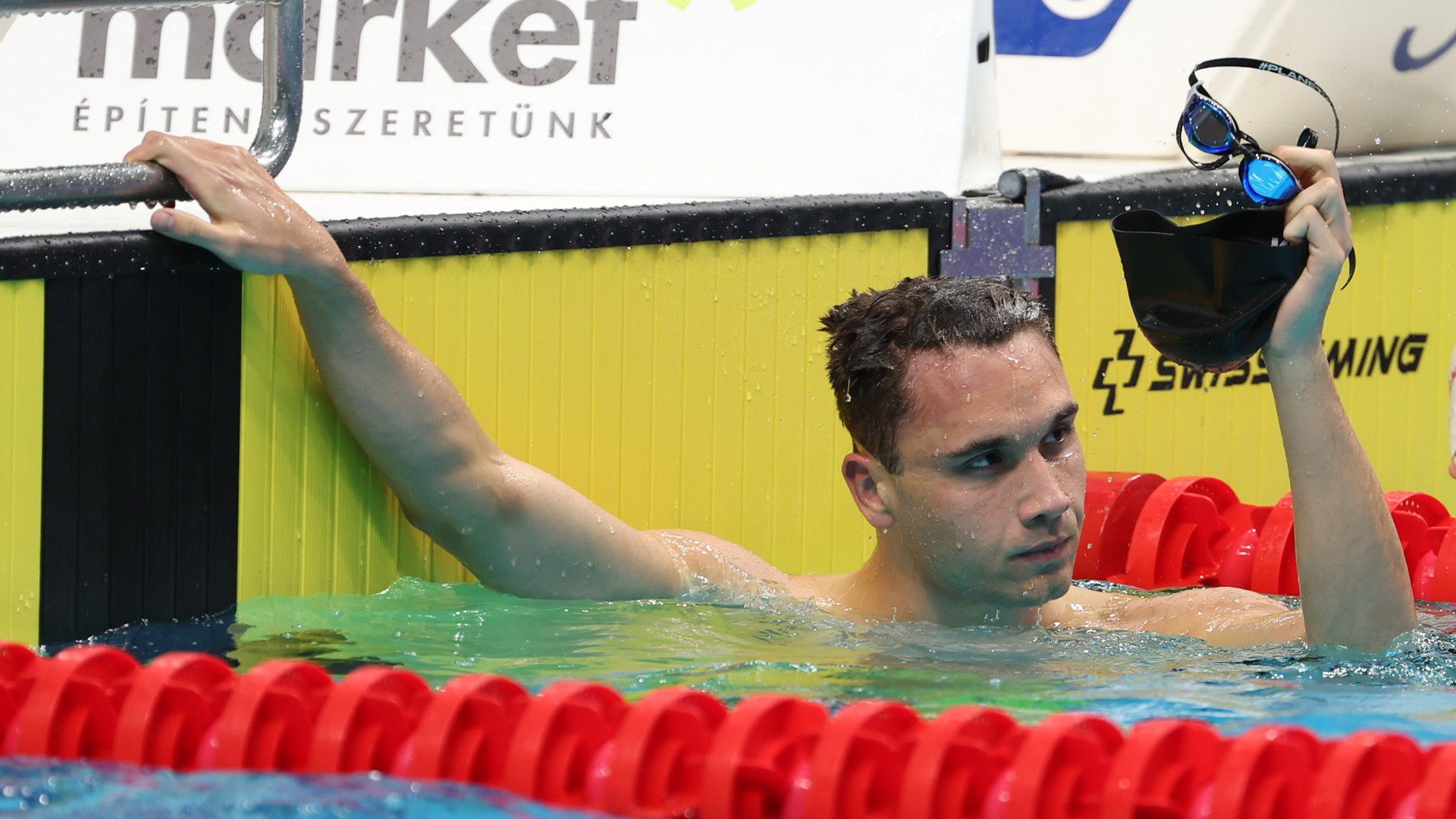 Milák Kristóf gyengébb időt úszott, mint áprilisban az országos bajnokságon (Fotó: Pozsonyi Zita)