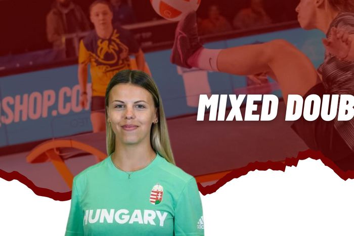 Vasas Lea (a képen) és Katz Balázs párosa megnyerte az első meccsét