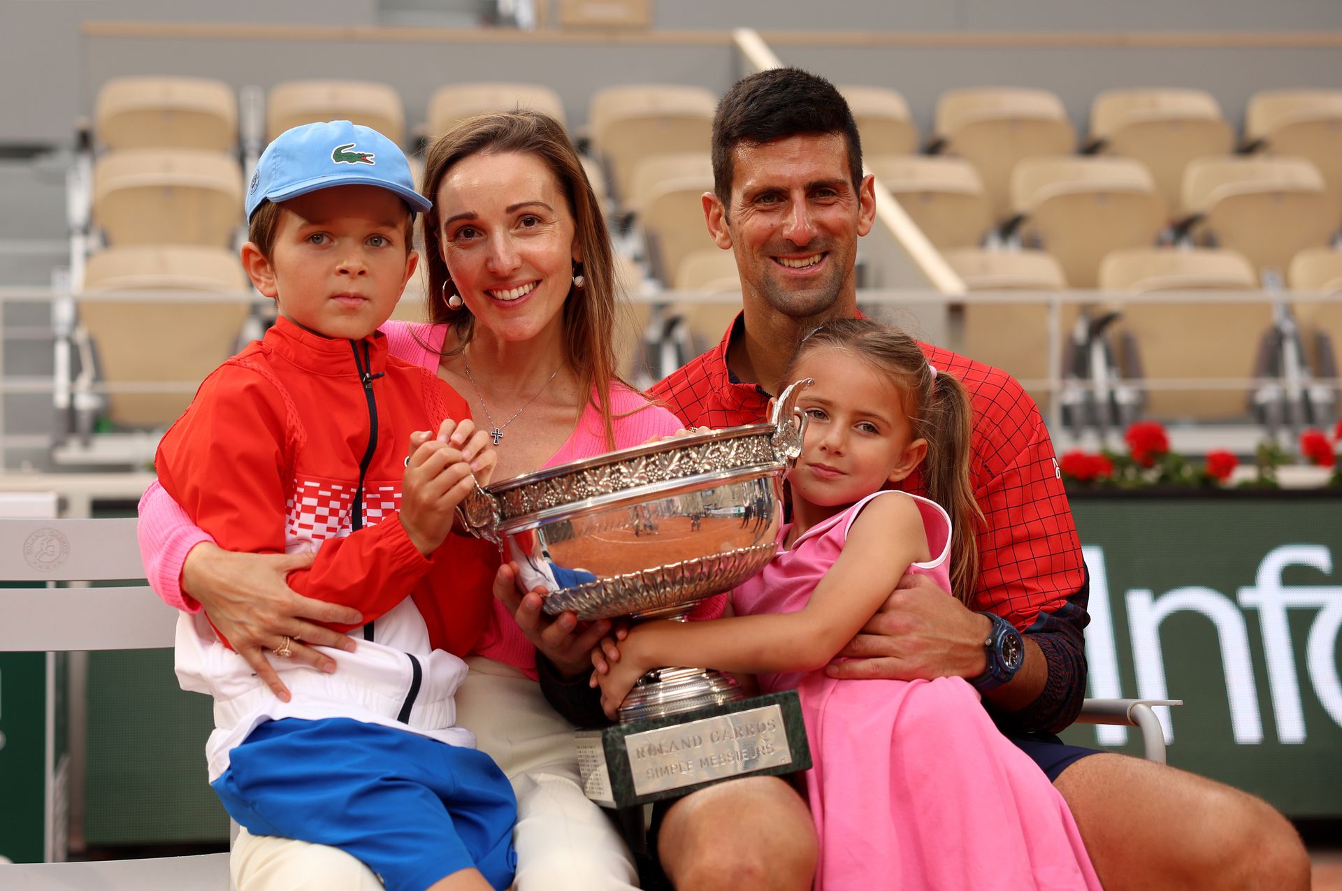 A Djokovics család /Fotó: Getty Images
