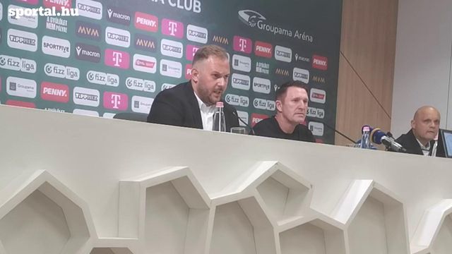 Robbie Keane sajtótájékoztatója a Ferencváros–Noah mérkőzés után