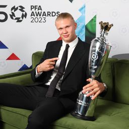 „Nem lepett meg, hogy én kaptam a díjat” – Haaland, az év játékosa