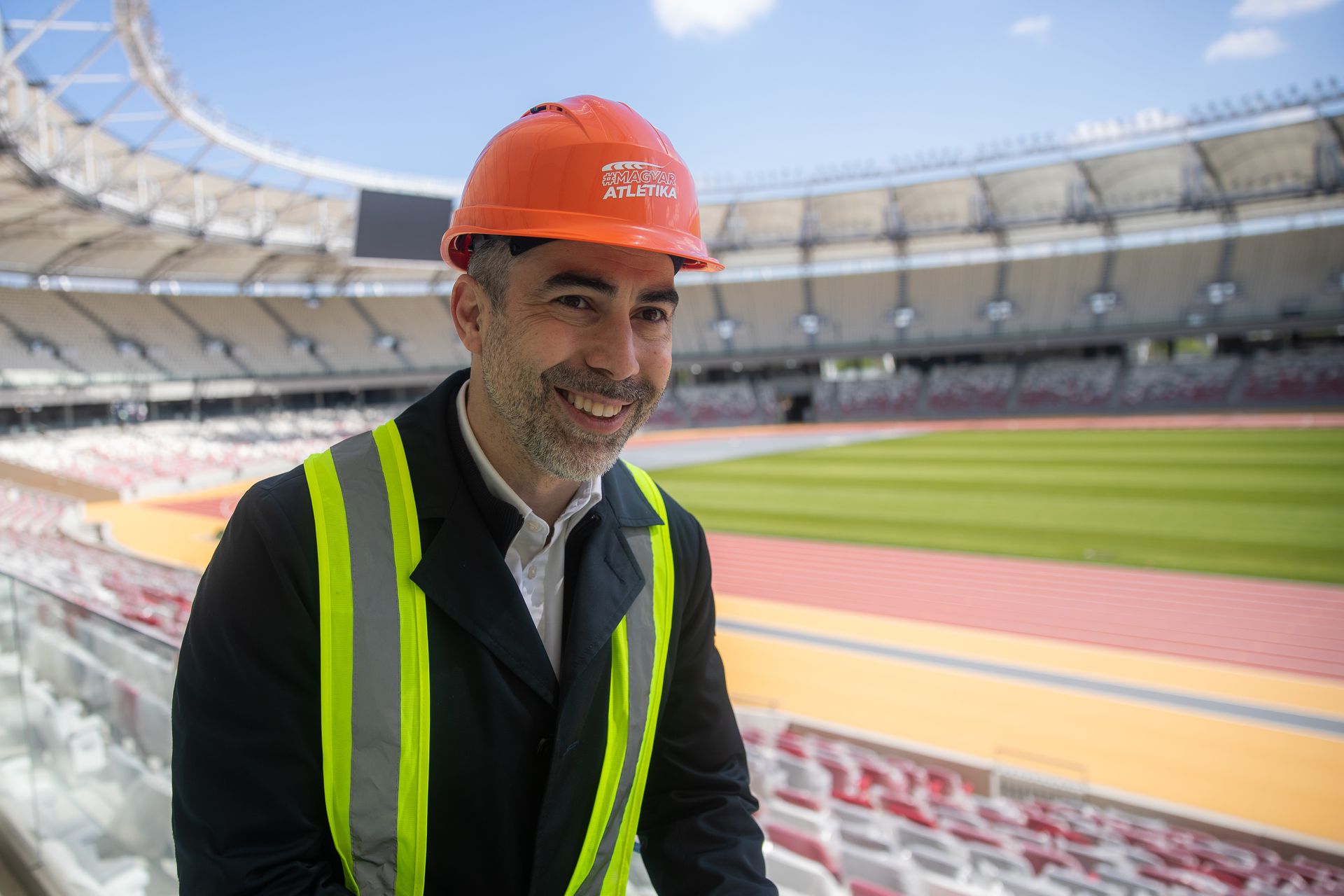 Gyulai Marci nem csak a budapesti stadion építkezésén volt aktív, de a sportág egészének építésében is komoly részt vállal (Fotó: Zsolnai Péter)