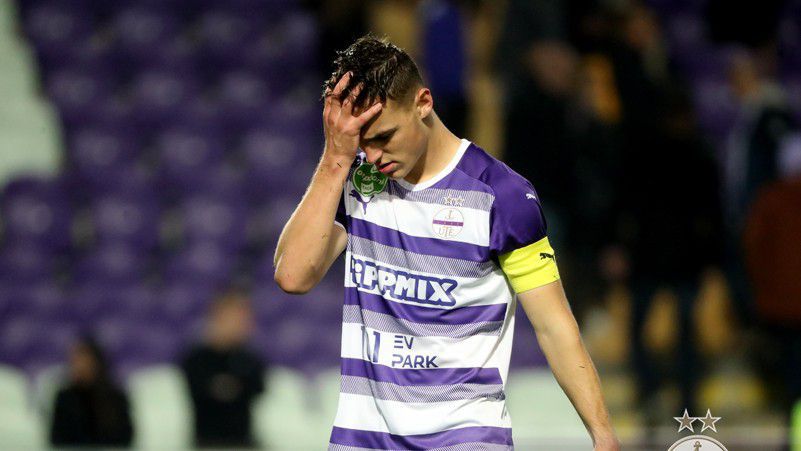 Csongvai szép gólt szerzett, de nem lehetett igazán boldog (Fotó: Újpest FC / Facebook)