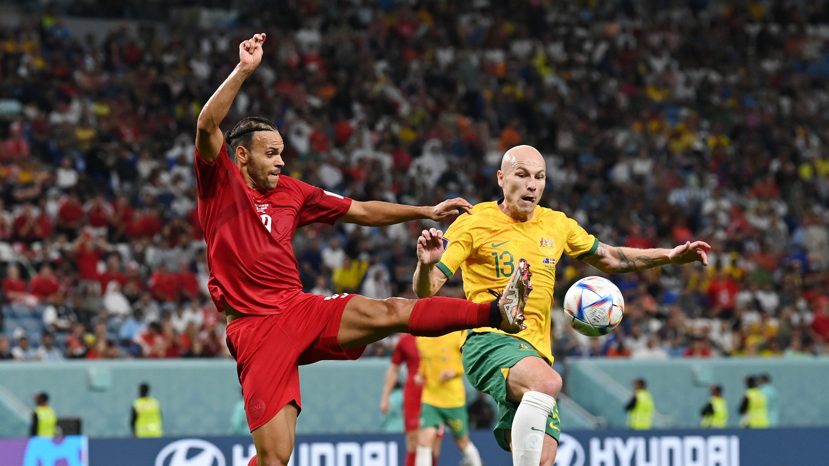 VÉGE: Ausztrália–Dánia 1–0 – egy földrész boldog!