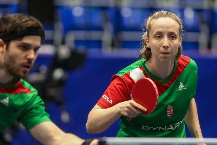Az Ecseki Nándor, Madarász Dóra vegyes páros sikerrel vette a negyeddöntőt a düsseldorfi WTT-versenyen