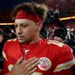 Aidan O'Connell és Patrick Mahomes (Fotó: Getty Images)