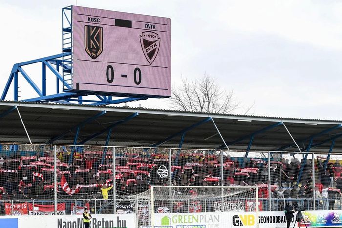 A diósgyőri szurkolóknál betelt a pohár (Fotó: Ultras Diósgyőr)