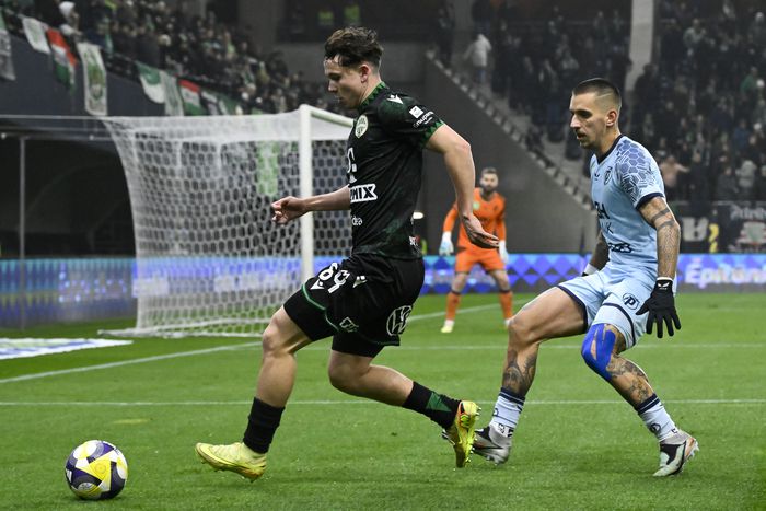 A két magyar válogatott játékos közül a Ferencváros középpályása örülhetett. Fotó: MTI