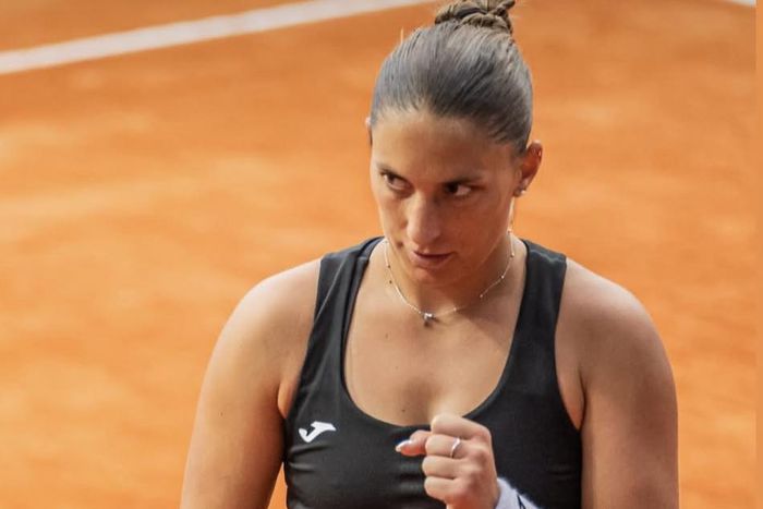 Udvardy Panna 62 perc játék után jutott a fináléba (Fotó: Hungarian Tennis)