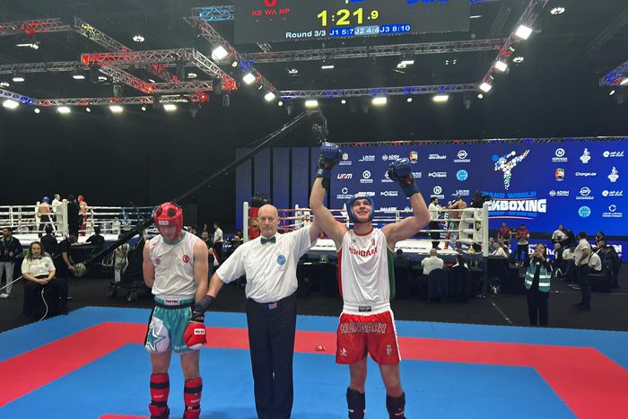 Újabb aranyat zsebelt be Szmolek Emánuel. Fotó: MKBSZ