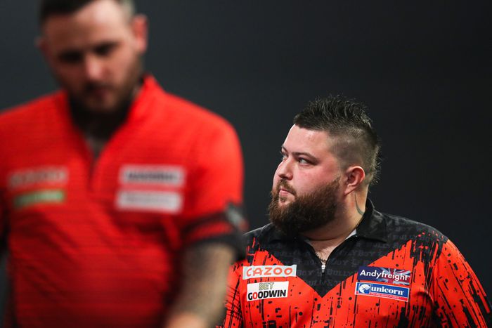 Michael Smith fantasztikusan játszott Joe Cullen ellen (Fotó: PDC Darts/Twitter)