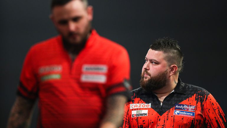 Michael Smith fantasztikusan játszott Joe Cullen ellen (Fotó: PDC Darts/Twitter)