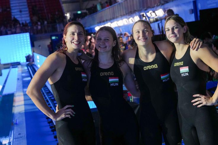 Negyedik a 4x200 méteres női gyorsváltó a világbajnokságon