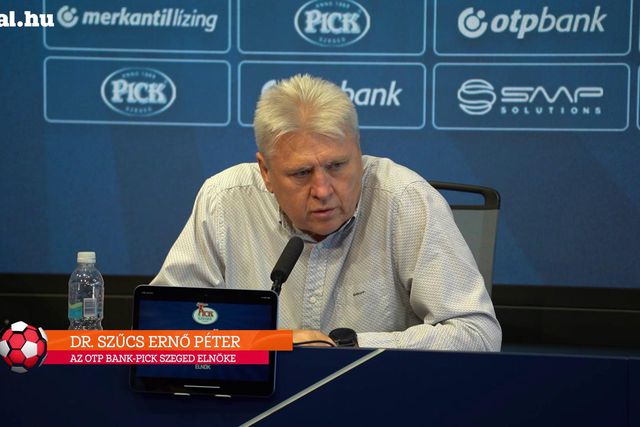 Az OTP Bank-Pick Szeged szezonnyitó sajtótájékoztatója