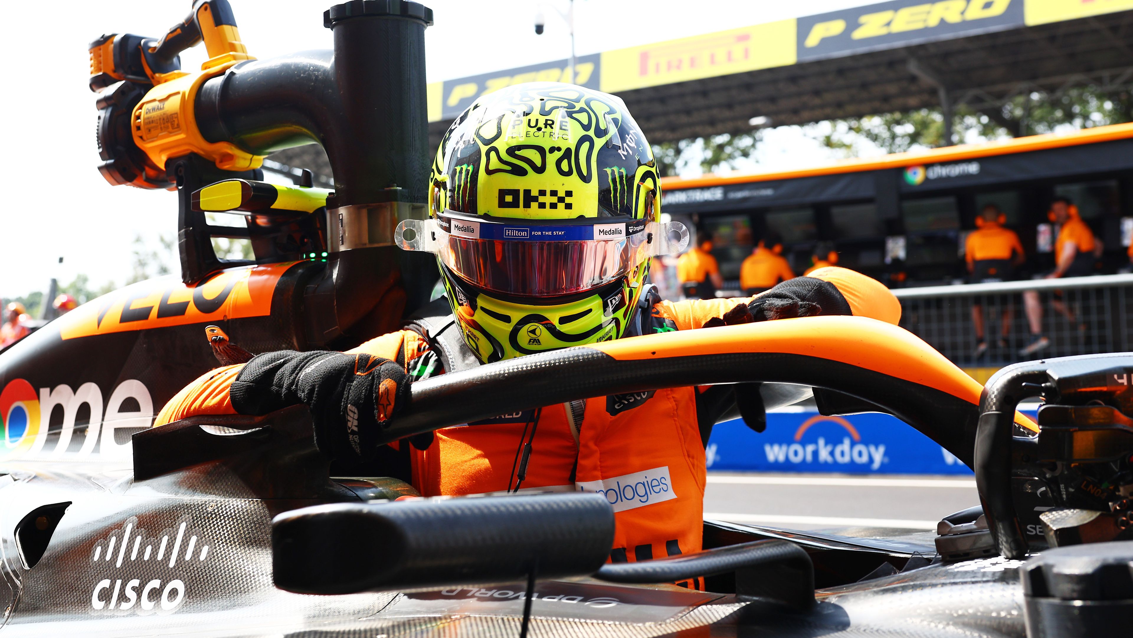 Lando Norris nyerte az időmérő edzést