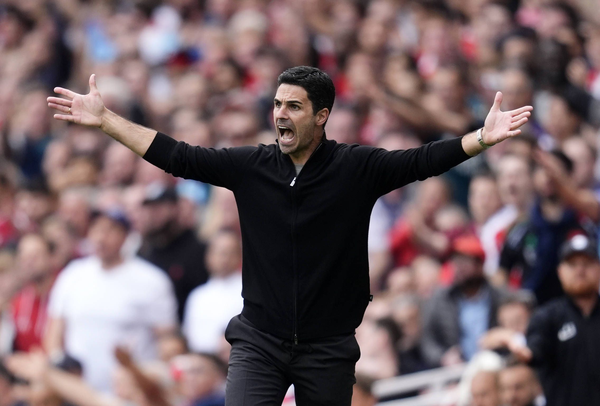 Mikel Arteta sem érti a játékvezető döntését