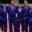 A vegyes csapatversenyben bronzérmet szerző magyar együttes (Fotó: European Judo Union)