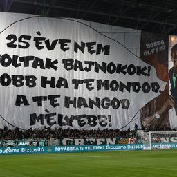 Bud Spencer lányának is tetszett a Fradi-szurkolók koreográfiája