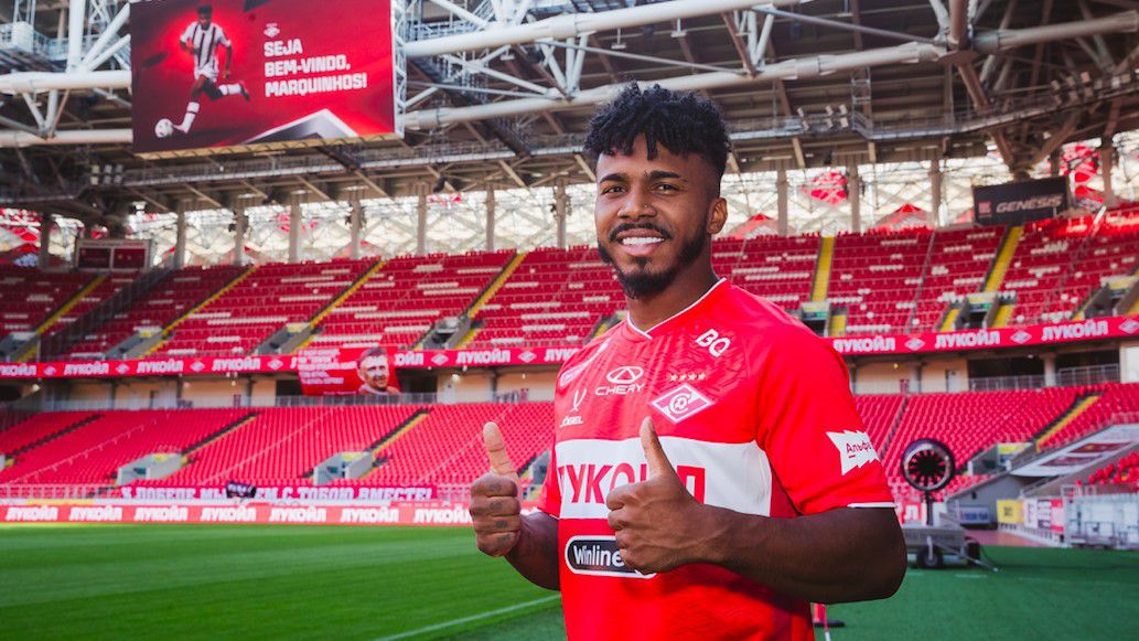 Marquinhos elsó gólja még várat magára Moszkvában (Fotó: spartak.com)