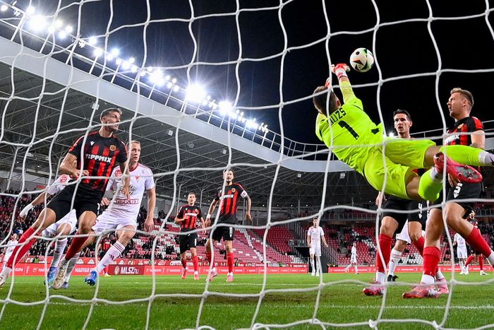 A Honvéd jutott tovább csütörtök este (Fotó: MTI)