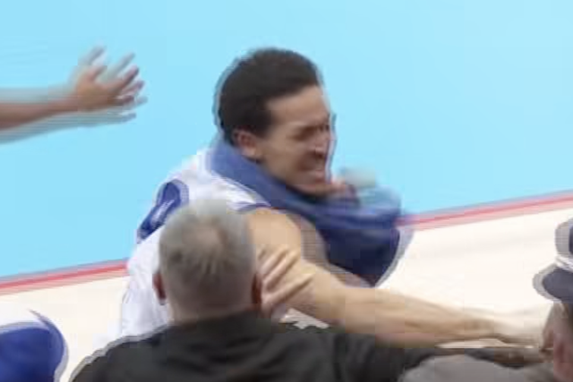 Elszakadt a cérna a ZTE játékosánál (Fotó: M4 Sport)