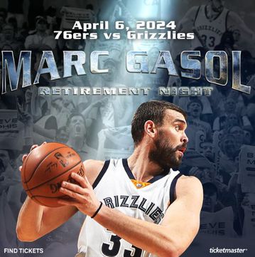 Οι Γκρίζλις αποσύρουν την φανέλα του Μαρκ Γκασόλ